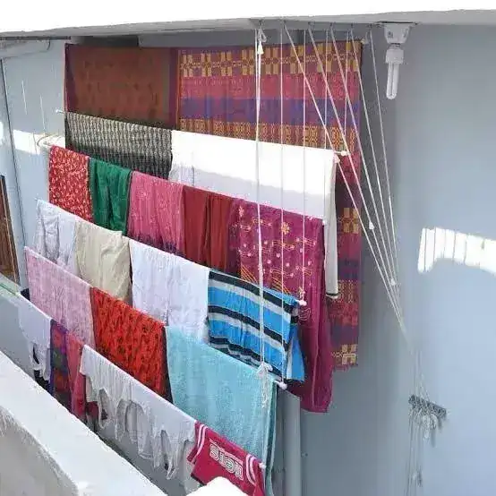Cloth Hangers installation in Chennai — cloth hangers service by Feather Guard Safety Nets, photo 1