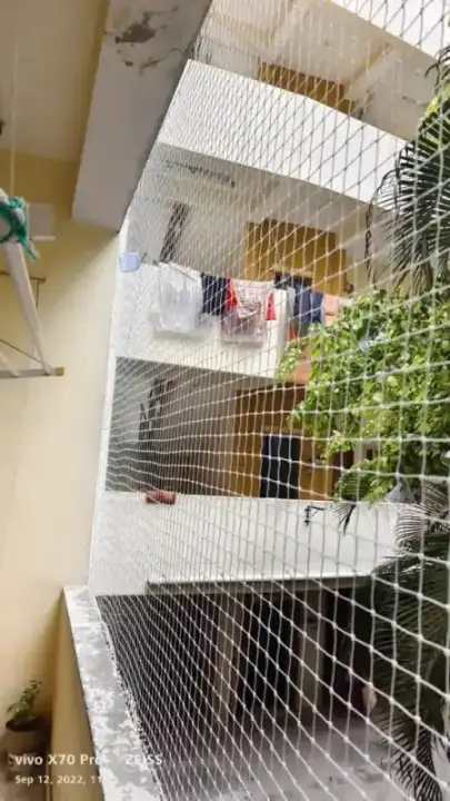 Balcony safety net for residential building in Chennai